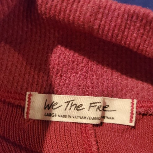 We the Free "Freya" Mock Turtlenecks - MAGENTA - Picture 12 of 16